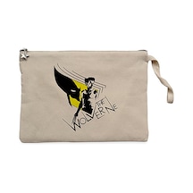 Wolverine Body Krem Clutch Astarlı Cüzdan / El Çantası Krem