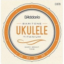 D'addario Ej87b Ej Serisi Ukulele Tel Seti Baritone - Titanyum