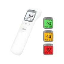 Xiyyadms Hızlı Ve Hassas Alın Termometresi - 32 Ölçüm Hafızalı, Lcd Ekranlı, Temassız Ateş Ölçer Yetişkin & Çocuk