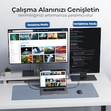 Usb-c To Hdmı Kablo, 2 Metre, 4k60hz, 18gbps, Type-c To Hdmı Görüntü Kablosu, Thunderbolt 5/4/3 Uyumlu