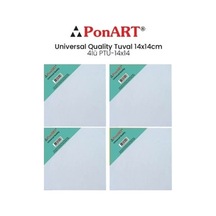 Ponart Universal Seri Tuval 14X14 Cm.4'Lü