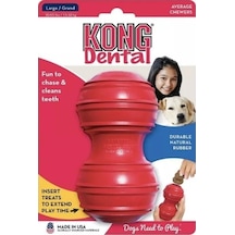 Kong Dental Diş Temizliği İçin Köpek Çiğneme Oyuncağı Large Kırmızı