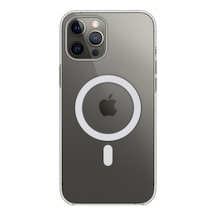 iPhone 11 Pro Kılıf Magsafe Özellikli Şeffaf Silikon Kapak