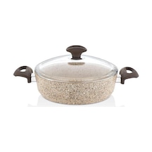 Falez Creamy Granit Karnıyarık Tencere 26 CM