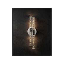 Bubbleflux Dubble Medium 40 Cm Modern Tasarım Led Aplik - Duvar Lambası - Gümüş - Elektrikli - Kumandalı - Günışığı Gümüş Elektrikli Kumandalı