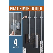 Yapışkanlı Pratik Mop Tutucu 4 Adet Diğer