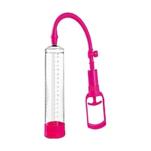 Erofoni Yeni Nesil Kaliteli Dayanıklı Mekanizma 20 CM Tetikli Pink Penis Vakum Pompası