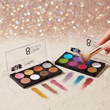 8 Renk Glitter Far Paleti - 2'li Set Diğer