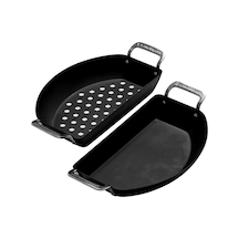 Kamado Joe Yarım Ay Karbon Çelik Tava Seti