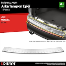 S-dizayn Opel Mokka X Krom Arka Tampon Eşiği 2020 Üzeri