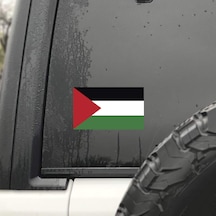 Filistin Bayrağı Araba Arka Cam 19cm - 7cm 2 Adet