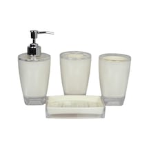 Suntek Vanity Hotel Için 4 Parça Sabunluk Modern Tuvalet Bej