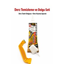 Derz Tamir Dolgusu + Derz Kazıma Aparatı Derz Tamir Seti 380 G