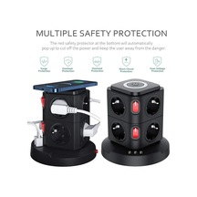 Magicool Termal Akım Korumalı Isıya Dayanıklı 3 Usb 8 Priz Ve Wireless Kablosuz Şarj 2.4 Amper Kablolu Priz