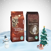 Starbucks Yılbaşı Paketi Çekirdek Kahve Sumatra Ve Colombia Narino 250 G