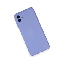 Galaxy Uyumlu A04 Kılıf Nano İçi Kadife Silikon -  Lila