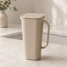 1700 Ml Sürahi, Sızdırmaz Kapaklı Bpa İçermez Buzdolabı Kapısına Uygun Ergonomik Saplı Soğuk Ve Sıcak İçec Diğer