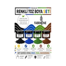 Toz Mum Boyası Seti 10 Cc 4 Lü Soya & Parafin Wax Için Siyah, Mavi, Yeşil, Kahverengi Bkfab4smykh10g Çok Renkli