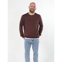 Colin's Regular Fit Baskılı Mor Erkek Sweatshirt CL1060129_Q1.V2_PLM Mor