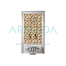 Armada Çini 60X100 CM Sp 101 Sarı Serigraf Türk Hamamı Pano