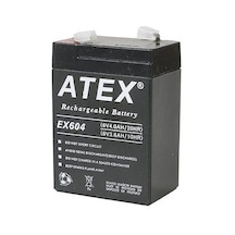 Atex 6V 4Ah Kuru Akü Işıldak Aküsü