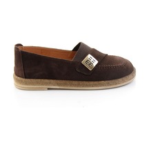 Kahve Süet Hakiki Deri Kadın Loafer Ayakkabı K01281035502