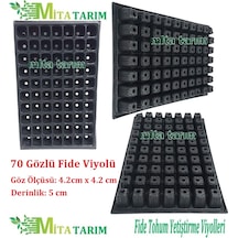 Fide Viyol, 70 Gözlü, 5 Adet Fide Viyolü, Fide Yetiştirme Kabı