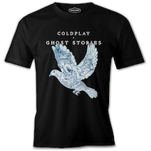 Coldplay - Ghost Stories Bird Siyah Erkek Tshirt 001