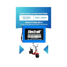 Musatti Smd Eec 6 Batarya Standart Kapasite Lifepo4 60v 20ah Elektrikli Motosiklet Bataryası