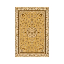 Kartela Halı Suma Halı Jüt Taban Dokuma Halı Hardal Sarısı - 180 X 270 Cm
