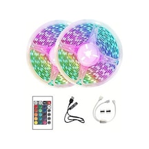 10m Şerit Led İç Mekan Renkli Rgb Şerit Led Kumandalı 52171691