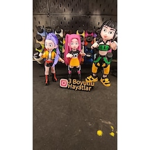 K Pop Demon Hunters Hntr/x Grubu 3lü Set Rumi-zoey-mira