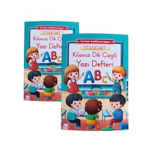 2024 Yeni Müfredat Klavuz Dik Çizgili Güzel Yazı Defteri 2 Adet Büyük Boy 19x27 Cm 48 Sayfa
