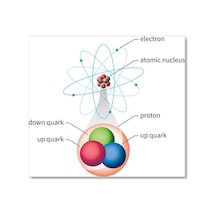 Cakasepetim Atomik Yapı Diagram Ahşap Mdf Tablo