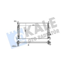 Volvo V50 D2 Motor Radyatoru 1.6 2011-2012 Kale 356300