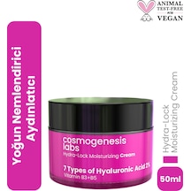 Cosmogenesis Labs Yoğun Nemlendirici Yüz Kremi 50ml – Su Bazlı Aydınlatıcı Ton Eşitleyici Vegan (%2 Hyaluronik Asit)