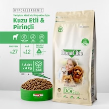 Mini Irk Yetişkin Kuzu Etli Ve Pirinçli Köpek Kuru Maması 4 Kg