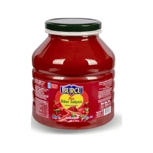 Burcu 3200 Gr Biber Salçası Acı Ev Tipi Pet 12'li Paket