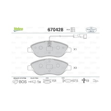 Fren Balatası - Fiat Bravo, Stilo, Mito - Valeo-670428