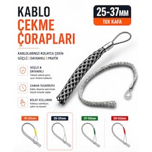 Kablo Çekme Çorapları 4,30 Ton X 25-37 Mm Tek Kafa