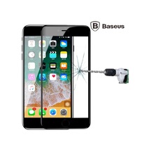 Baseus Apple Uyumlu iPhone 8 Plus 4D Kavisli Full Kaplama Kırılmaz Cam Ekran