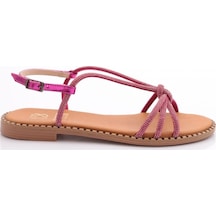 Dgn 0300 Kadin Sandalet 0300-2297-R0507 Fuşya