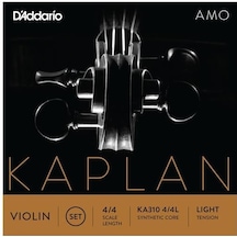 D'addario Ka310l Kaplan Amo 4/4 Tam Boy Keman Tel Seti - Light Ta