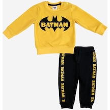 Batman Lisanslı Bebek Polar 2'li Takım 18281 BBM18281- Sarı - Siyah