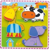 Mutlu Çiftlik Puzzle (3-D)