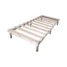 Masifart_Mobilya Masifart Tek Kişilik Ahşap Somya Karyola 90X200