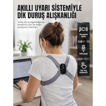 Akıllı Dik Duruş Düzeltici Titreşim Uyarılı Şarjlı Destek Cihazı - Lisinya Çok Renkli