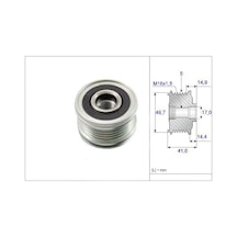 VALEO 588025 Alternatör Kasnağı Mercedes A 160 170 180 200 B 180 200 C 200 Colt 04-12 1.5D