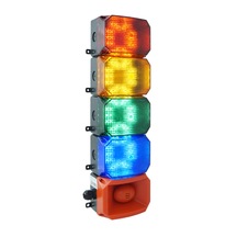 Mesan 4 Kat Küp Led Multifonksiyon 43 Ses Siren 12-24vdc Ms 225.1.3.2.5.12-24vdc
