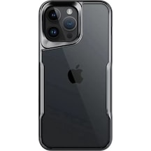 Newface  Apple  Uyumlu iPhone 15 Pro Max Kılıf Boyi Silikon Kapak - Titan Gri